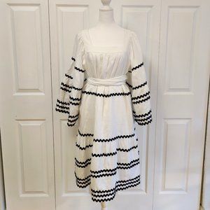 Lisa Marie Fernandez Ric Rac Tent Dress Size Medium/Large, NWT.